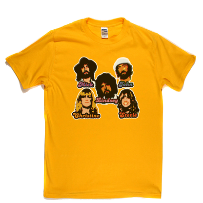 Fleetwood Mac Stickers T-Shirt