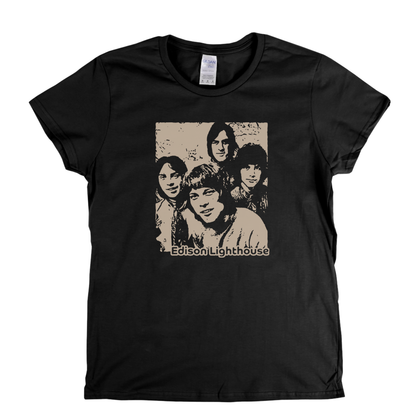 Portrait Of Edison Lighthouse Womens T-Shirt