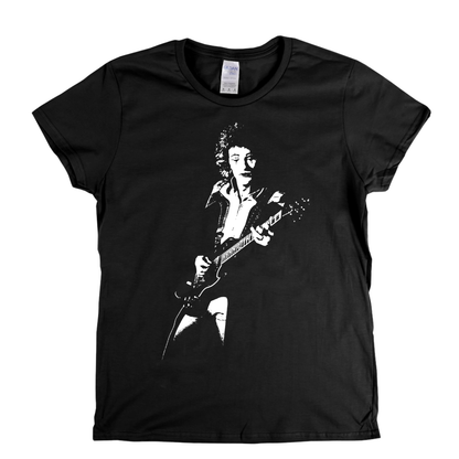 Zal Cleminson Live Guitar Womens T-Shirt