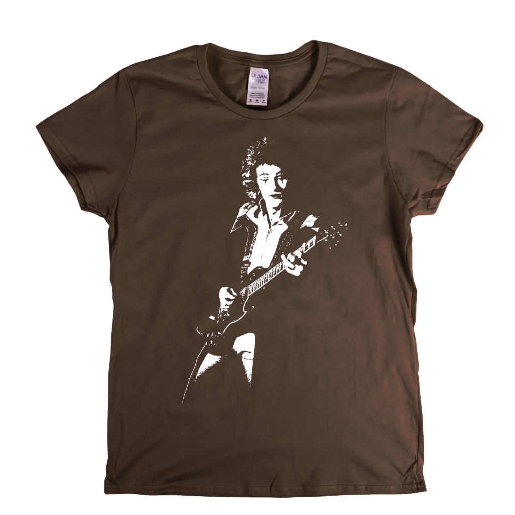 Zal Cleminson Live Guitar Womens T-Shirt