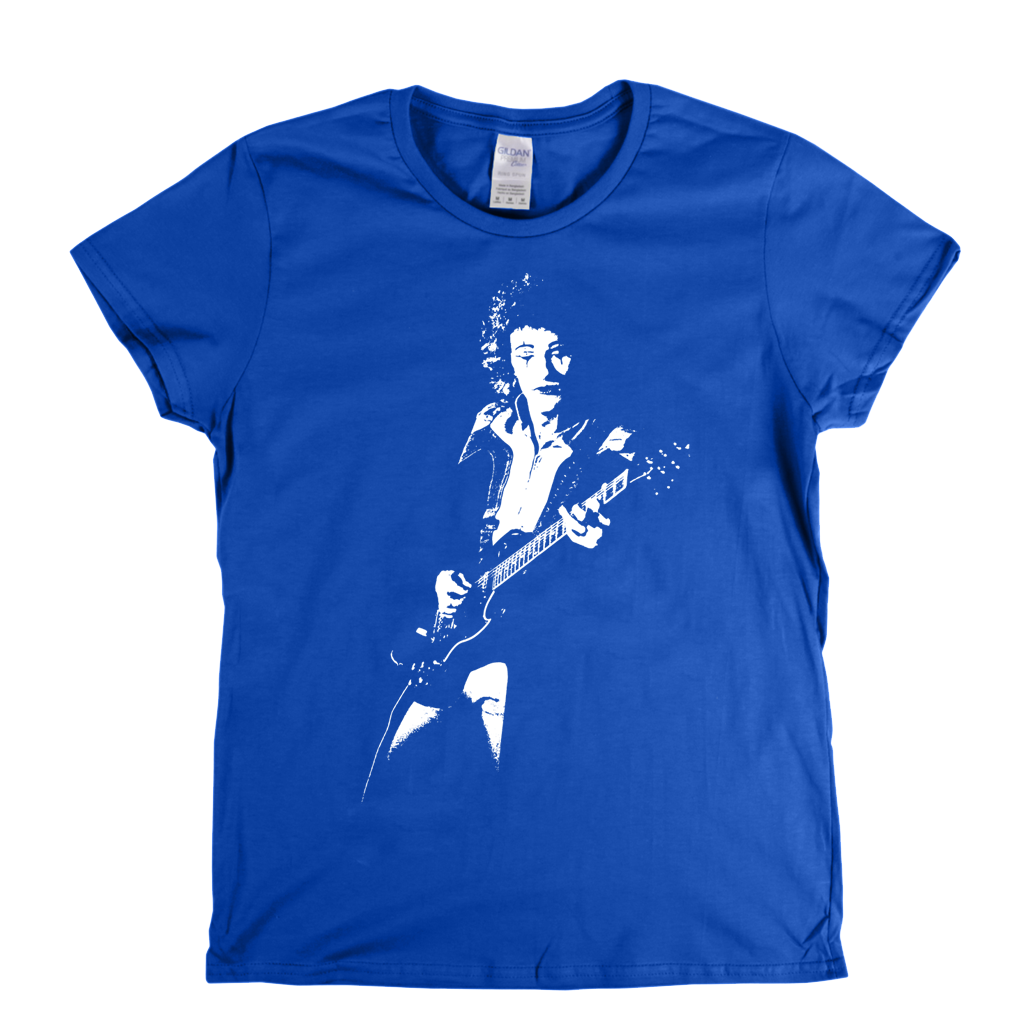 Zal Cleminson Live Guitar Womens T-Shirt