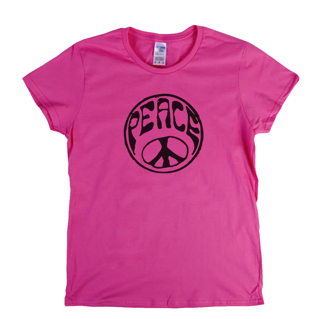 Peace Badge Womens T-Shirt