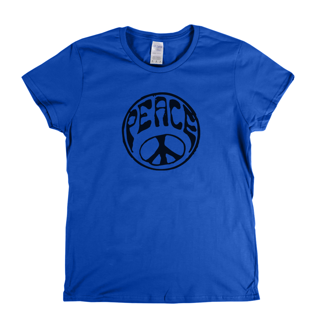 Peace Badge Womens T-Shirt