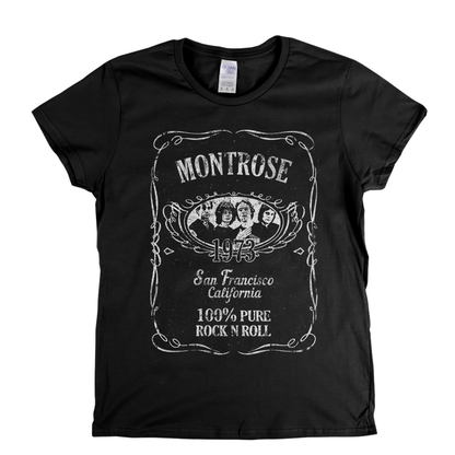 Montrose Liquor Label Womens T-Shirt
