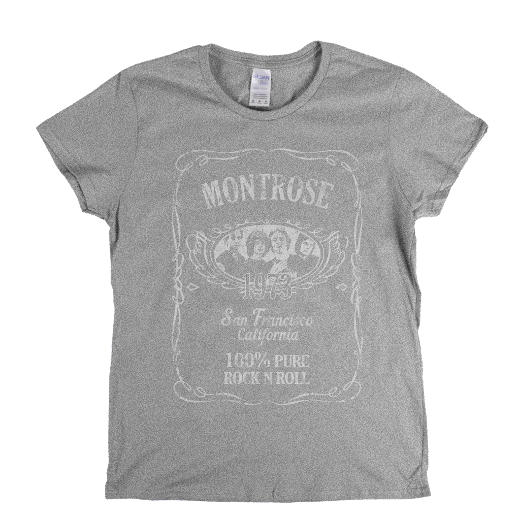 Montrose Liquor Label Womens T-Shirt