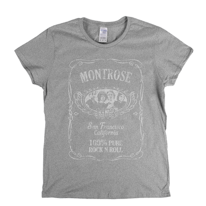 Montrose Liquor Label Womens T-Shirt