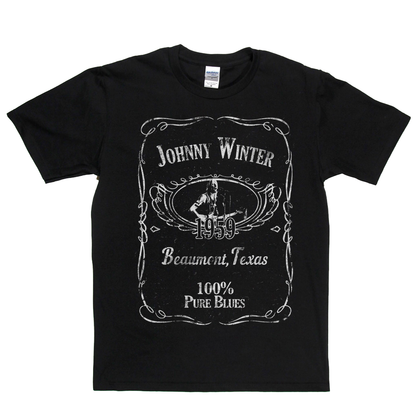 Johnny Winter Liquor Label T-Shirt