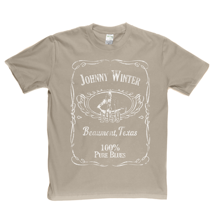 Johnny Winter Liquor Label T-Shirt