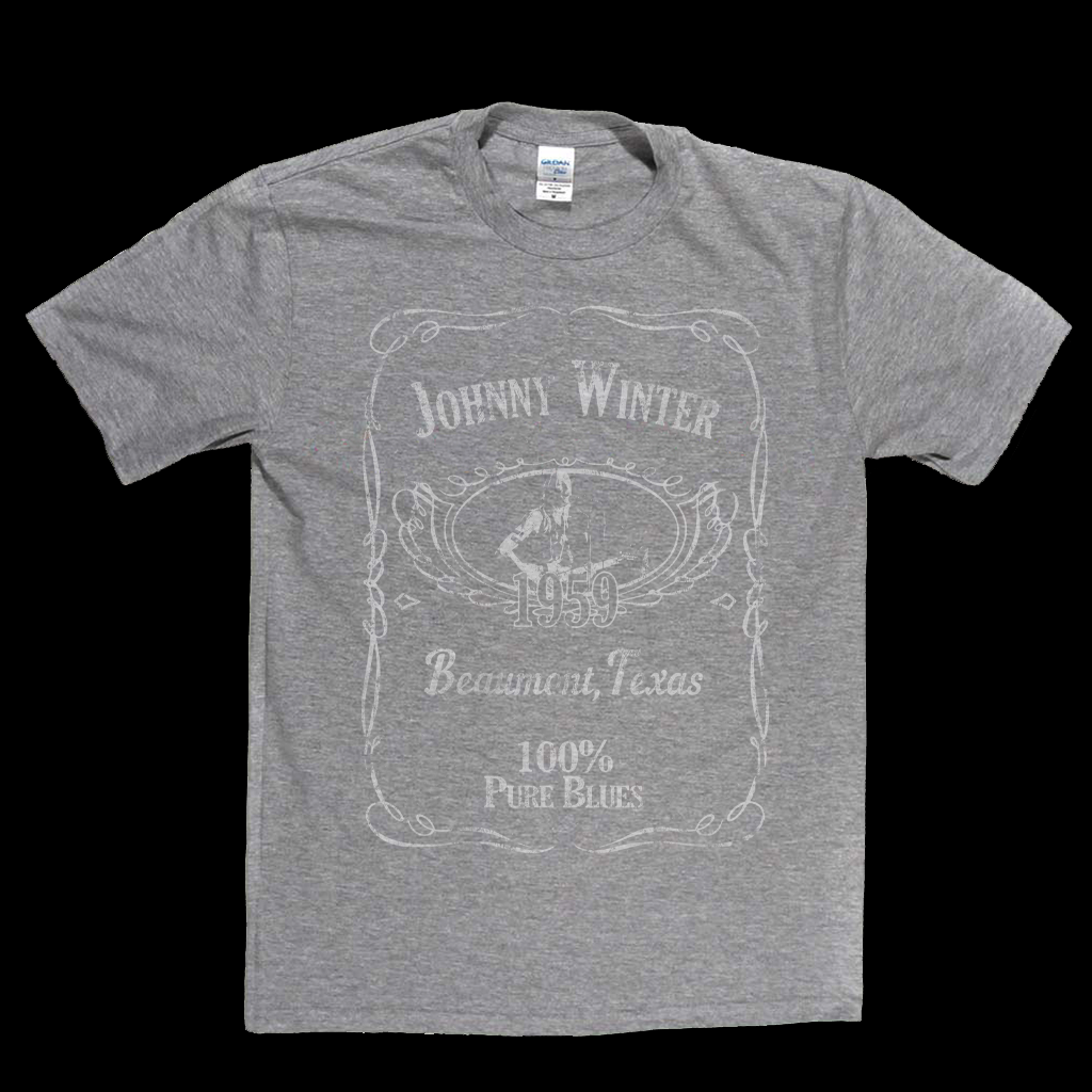 Johnny Winter Liquor Label T-Shirt