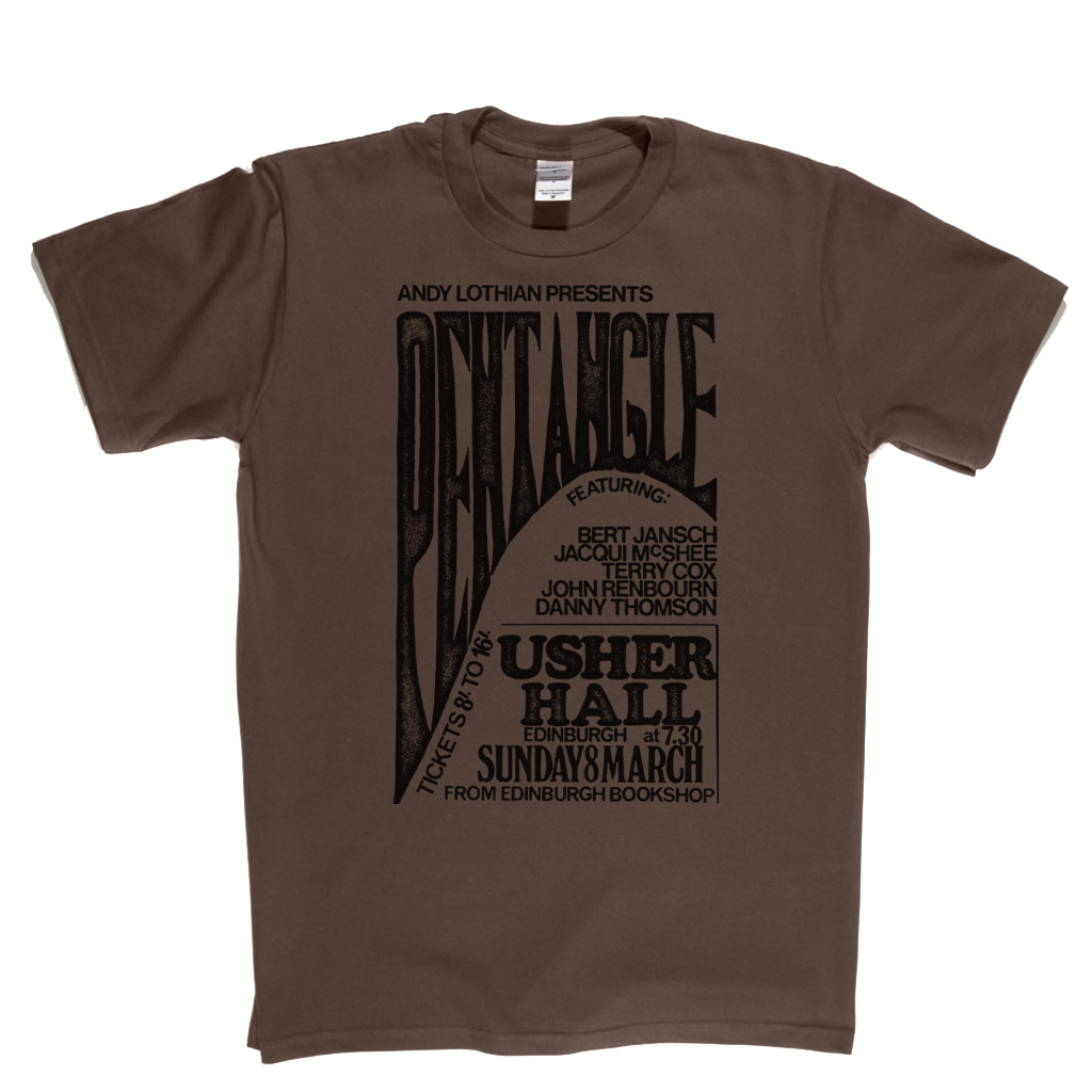 Pentangle Usher Hall Poster T-Shirt