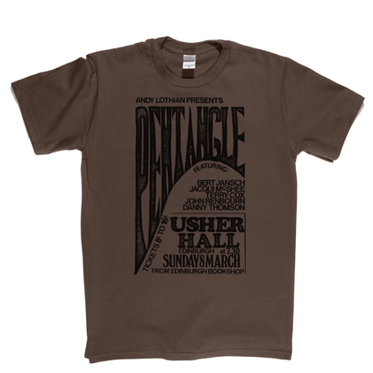 Pentangle Usher Hall Poster T-Shirt