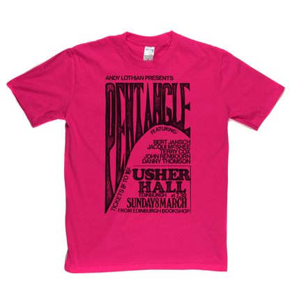 Pentangle Usher Hall Poster T-Shirt
