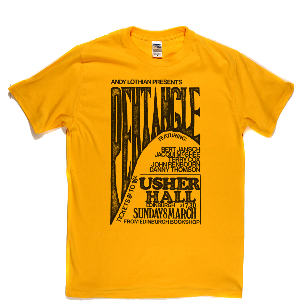 Pentangle Usher Hall Poster T-Shirt