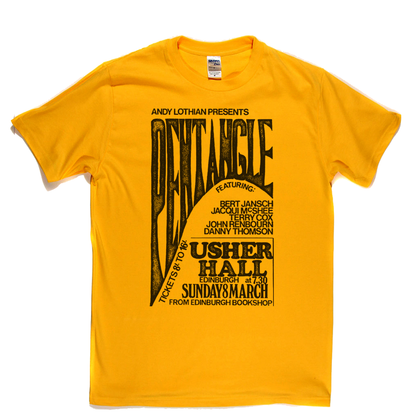 Pentangle Usher Hall Poster T-Shirt