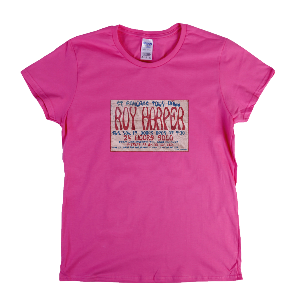 Roy Harper Gig 1968 Womens T-Shirt