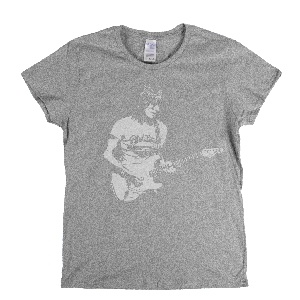 Jeff Beck 1975 Womens T-Shirt