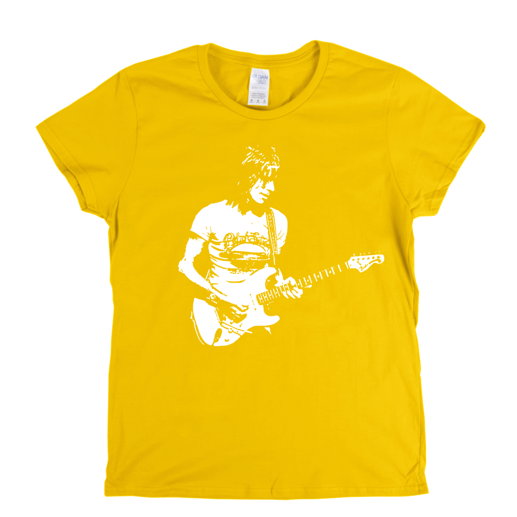 Jeff Beck 1975 Womens T-Shirt