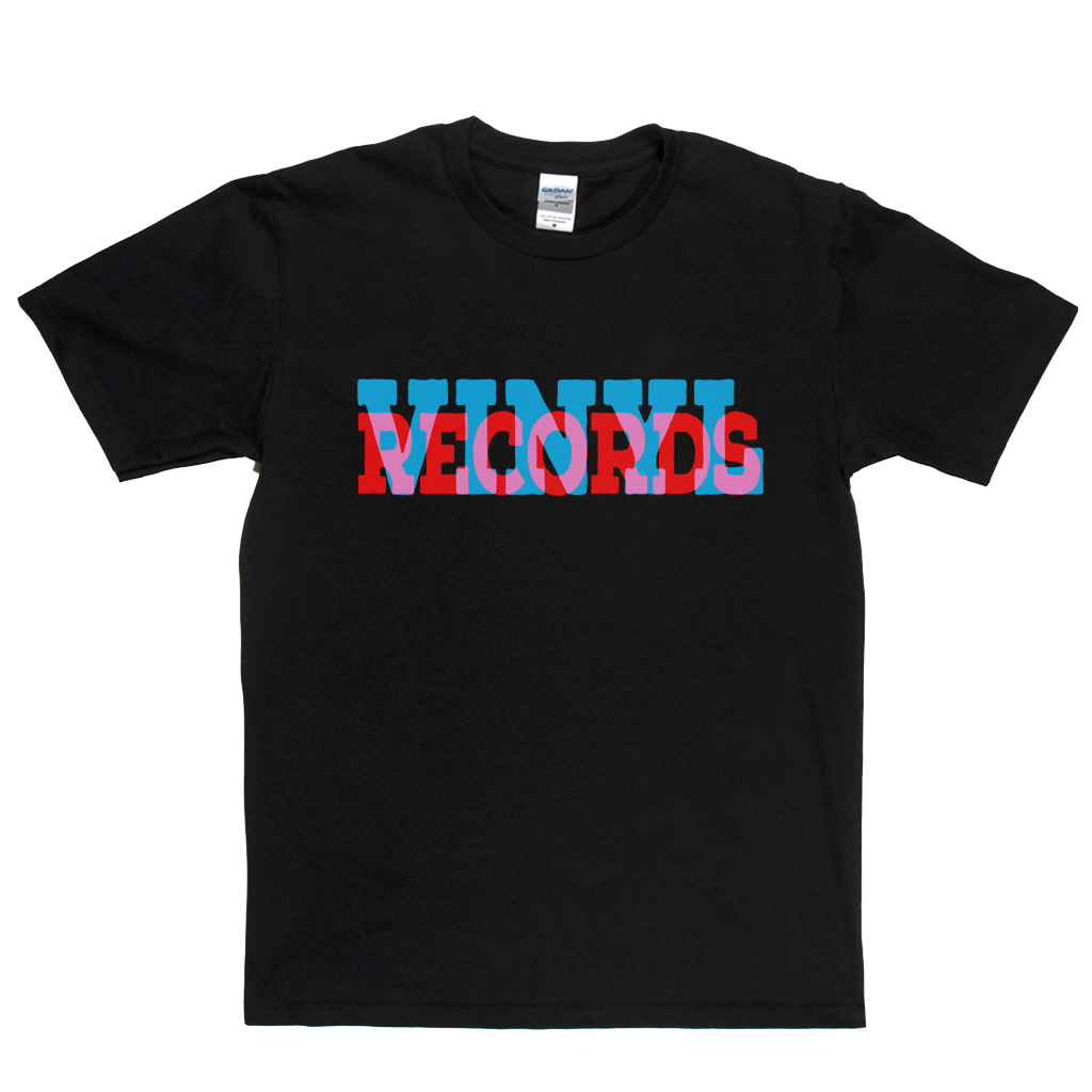 Vinyl Records Banner T-Shirt