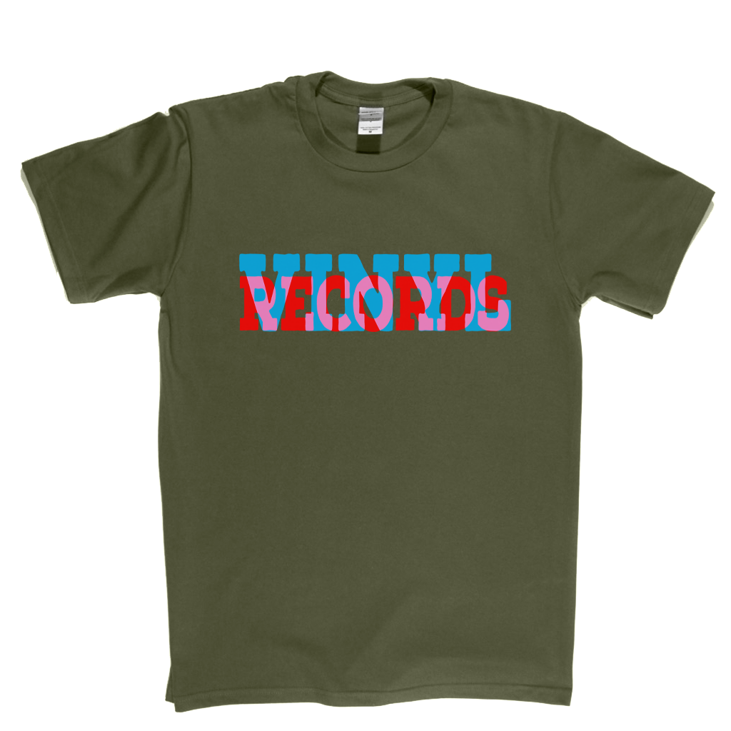Vinyl Records Banner T-Shirt