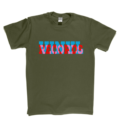 Vinyl Records Banner T-Shirt
