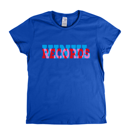Vinyl Records Banner Womens T-Shirt