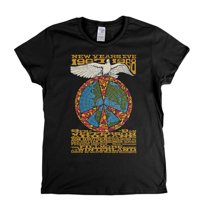 Fillmore New Years Eve 67 68 Poster Womens T-Shirt
