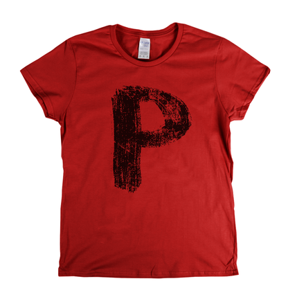 Letter P Womens T-Shirt
