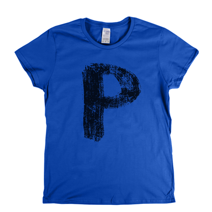 Letter P Womens T-Shirt