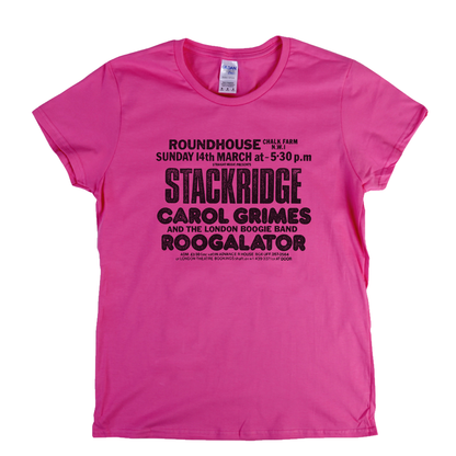 Stackridge Roundhouse Poster Womens T-Shirt