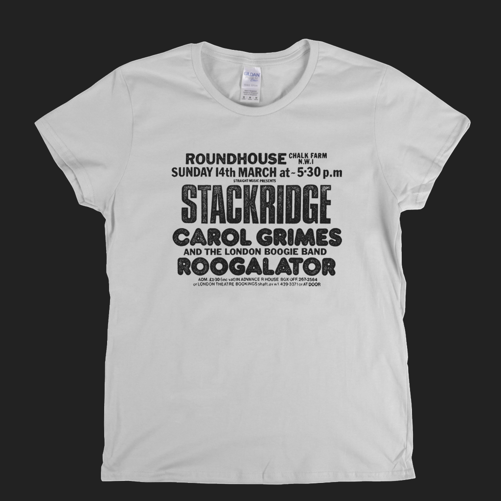 Stackridge Roundhouse Poster Womens T-Shirt