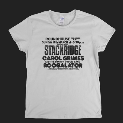 Stackridge Roundhouse Poster Womens T-Shirt