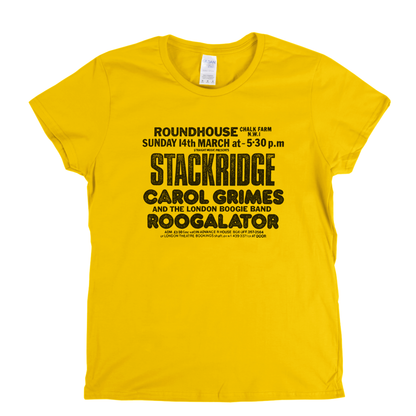 Stackridge Roundhouse Poster Womens T-Shirt