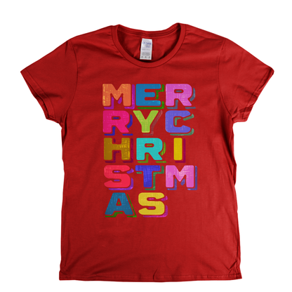 Merry Christmas Womens T-Shirt