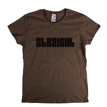 Straight Logo Womens T-Shirt