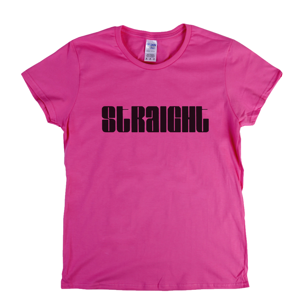 Straight Logo Womens T-Shirt