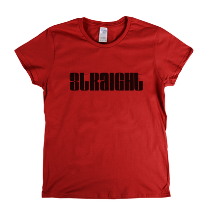 Straight Logo Womens T-Shirt