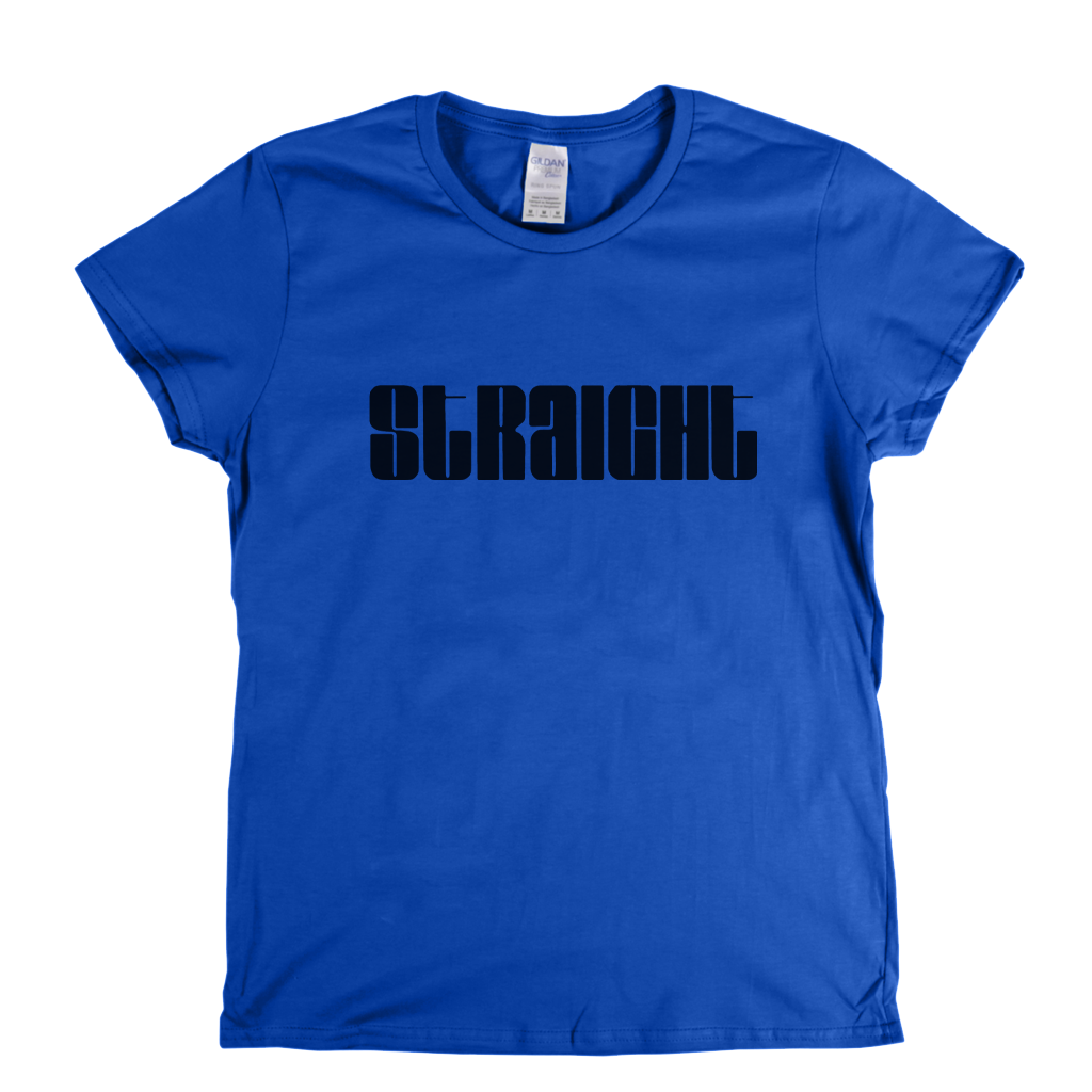 Straight Logo Womens T-Shirt