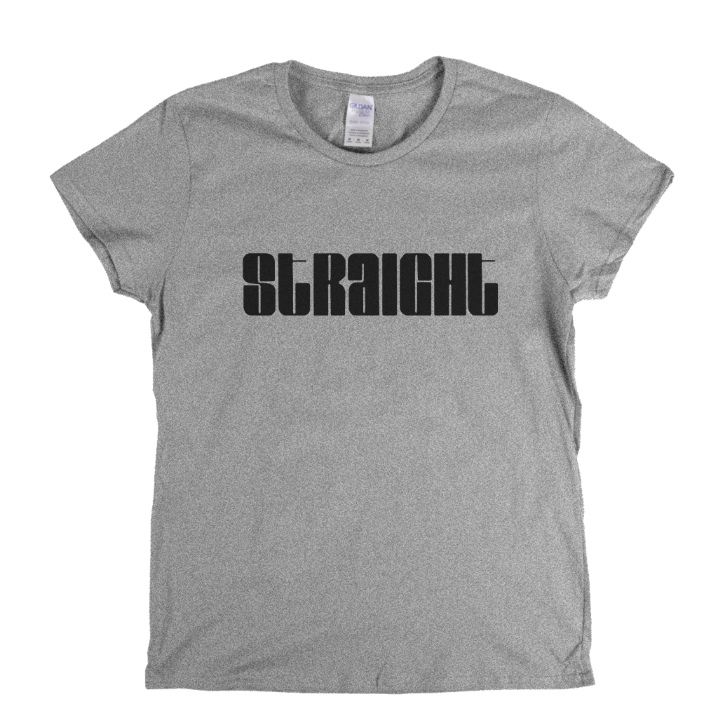 Straight Logo Womens T-Shirt