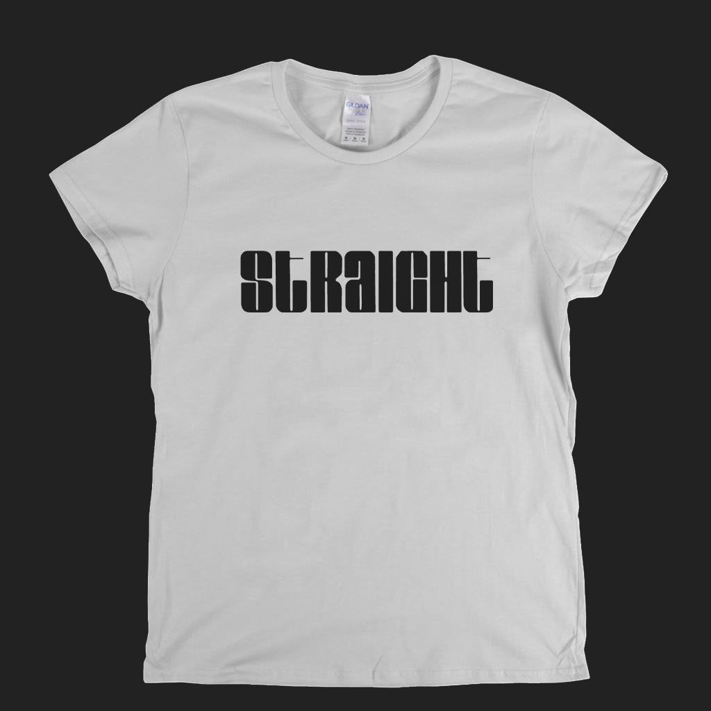 Straight Logo Womens T-Shirt