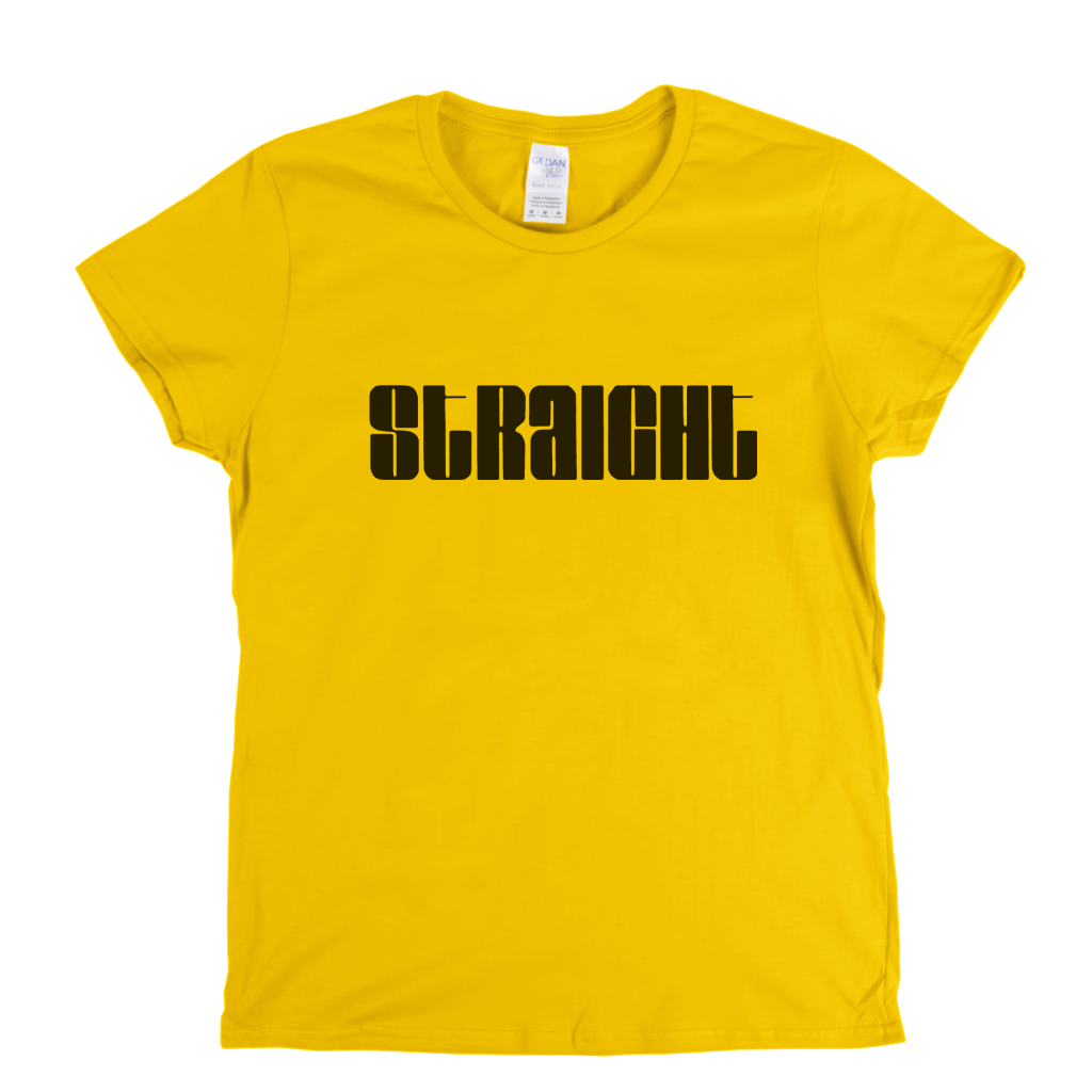 Straight Logo Womens T-Shirt