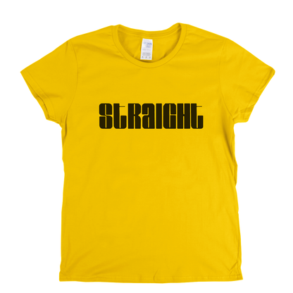 Straight Logo Womens T-Shirt