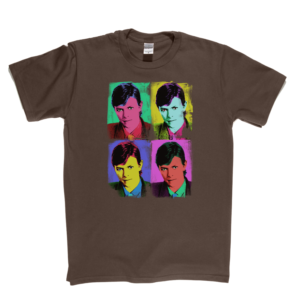 David Bowie Distressed Pop Art T-Shirt