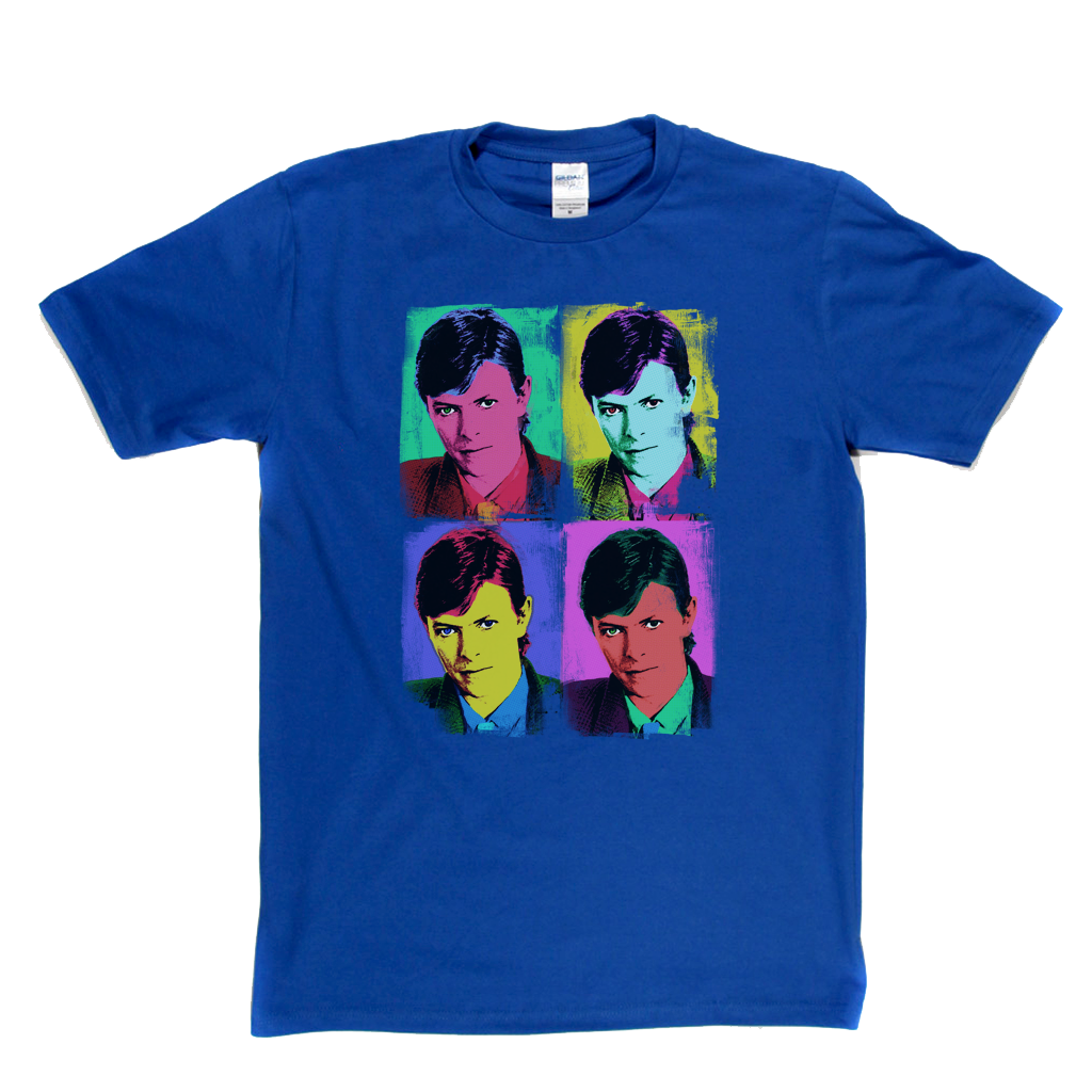 David Bowie Distressed Pop Art T-Shirt