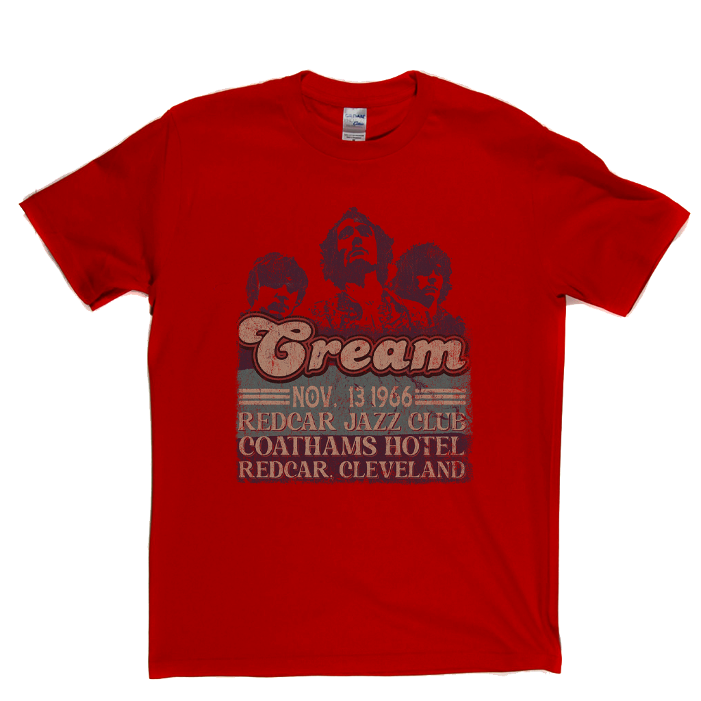 Cream 1966 Redcar Poster T-Shirt