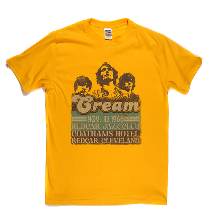 Cream 1966 Redcar Poster T-Shirt
