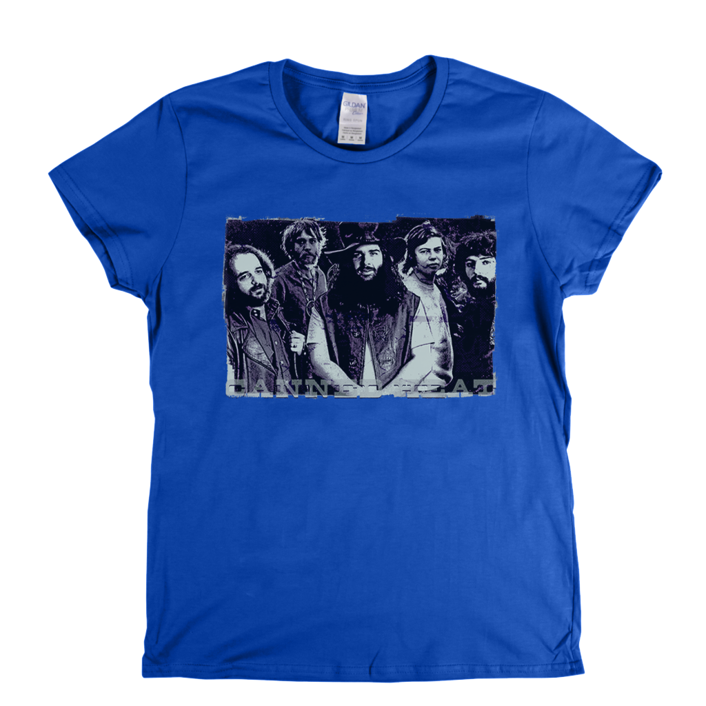 Canned Heat Line Up Womens T-Shirt