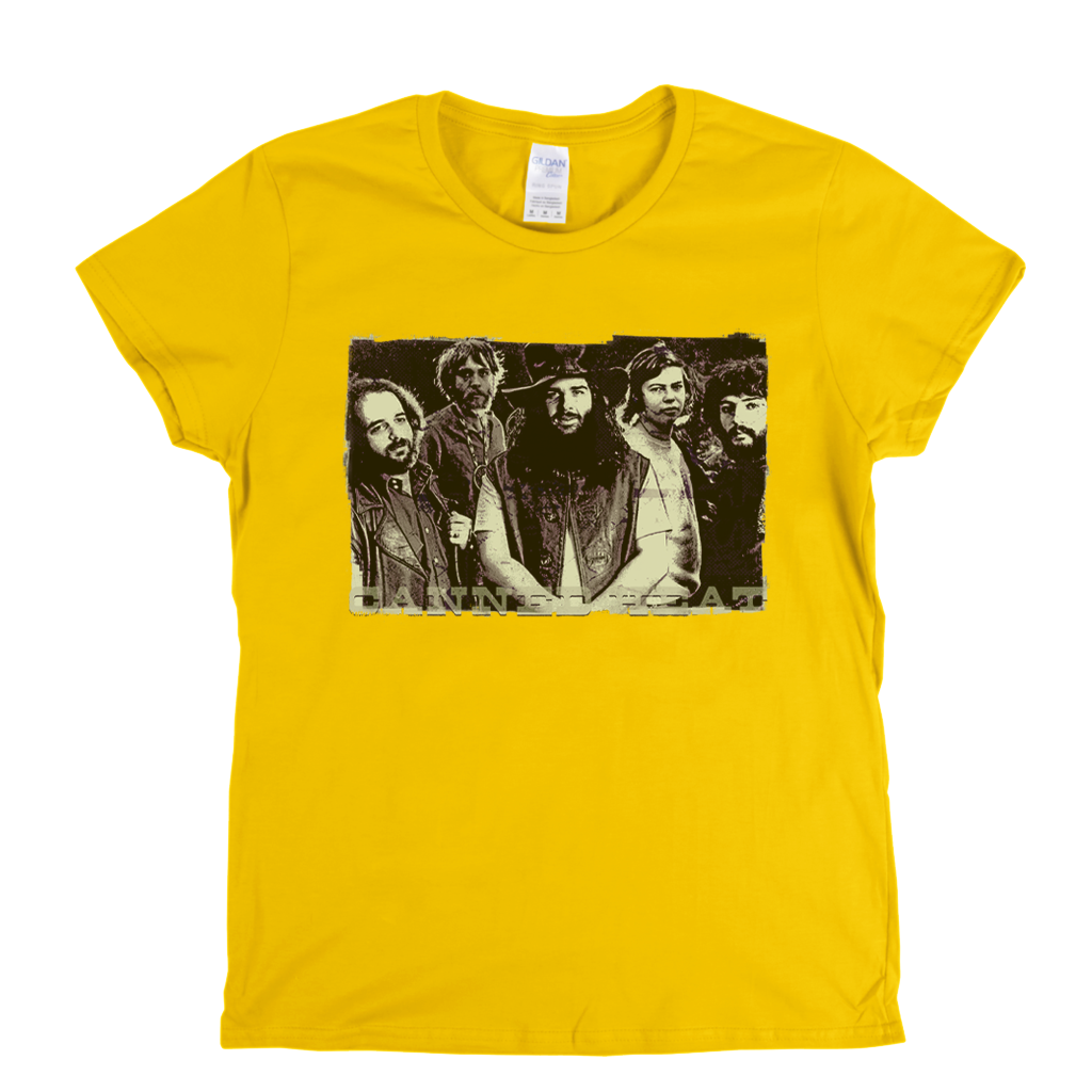 Canned Heat Line Up Womens T-Shirt