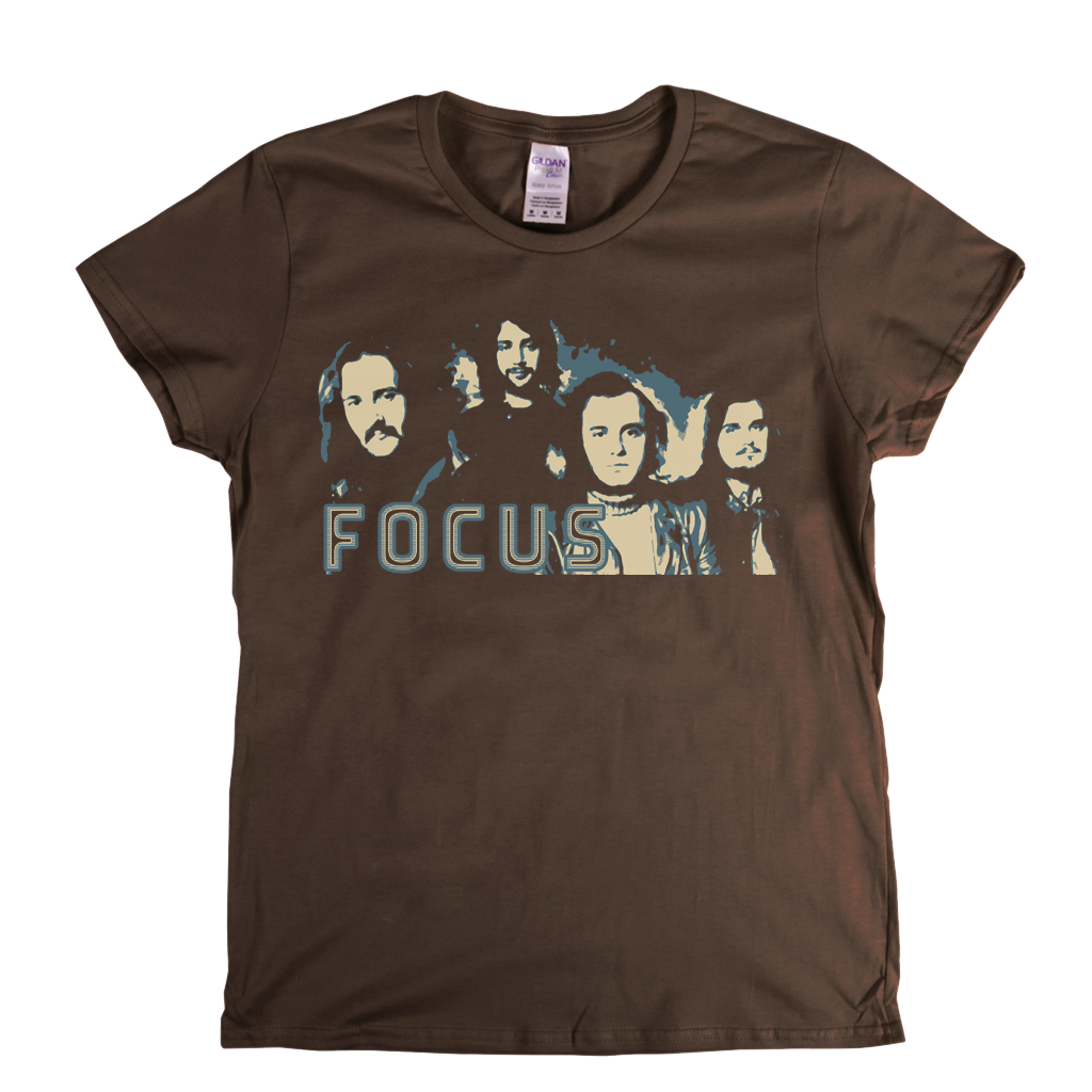 Portrait Of Focus Womens T-Shirt