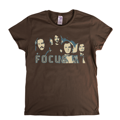 Portrait Of Focus Womens T-Shirt