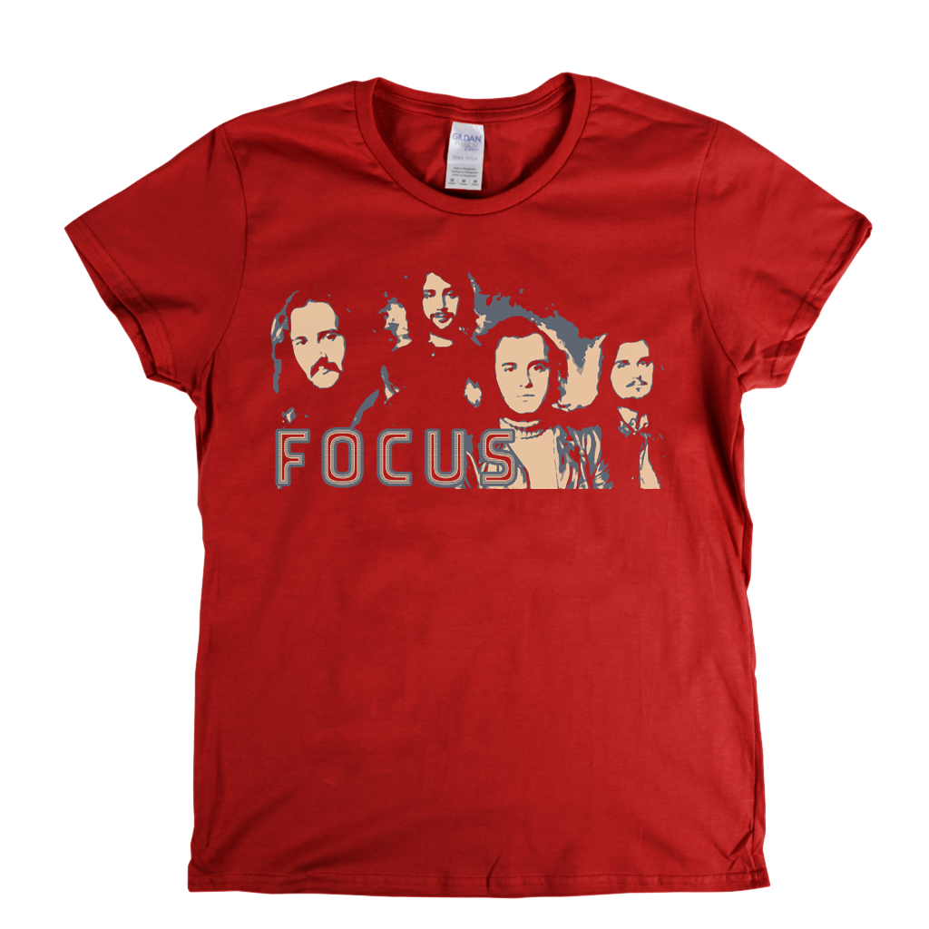 Portrait Of Focus Womens T-Shirt